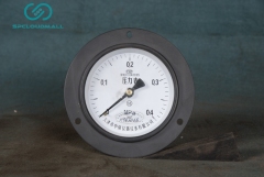 VIBRATION-PROOF PRESSURE METER WITH BACK  CONNECTION  Y-100 0-0.4Mpa
