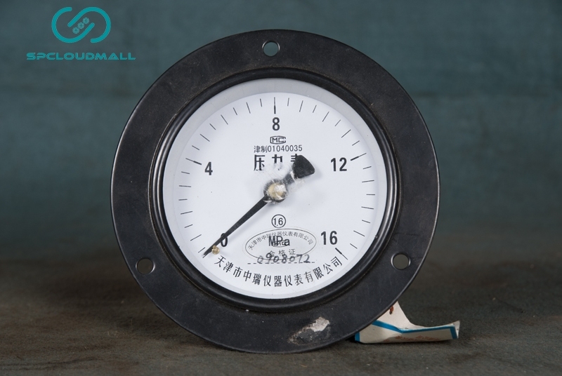 VIBRATION-PROOF PRESSURE METER WITH BACK  CONNECTION   Y-100 0-16Mpa