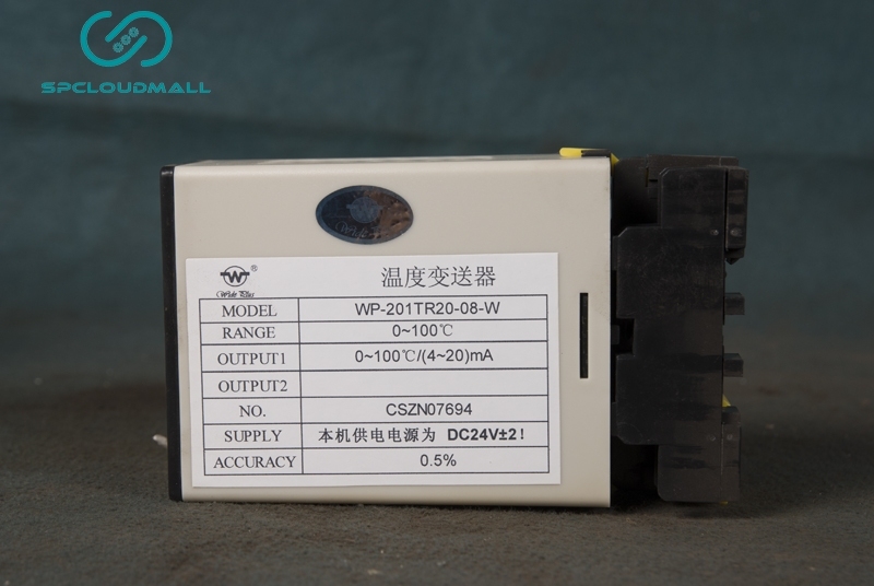 TEMPERATURE TRANSDUCER WP-201TR20-80-W 0-100℃ 4-20MA