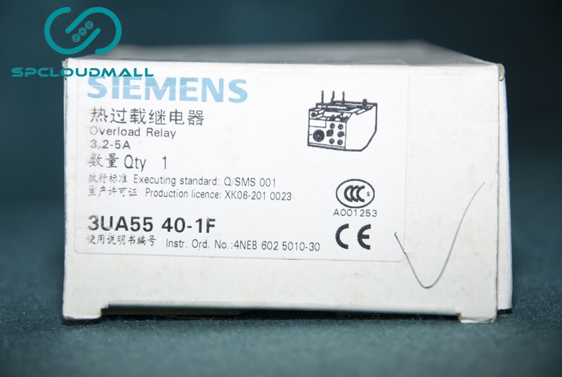 SIEMENS OVERLOAD RELAY 3UA5540-1F 3.2-5A