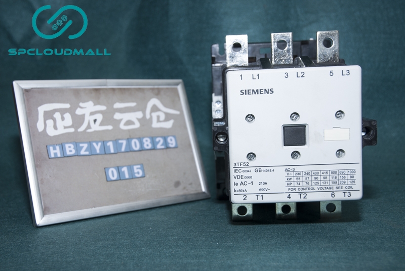 SIEMENS CONTACTOR 3TF5222-0XM0 AC-3 90KW 400V 50Hz Us AC 220