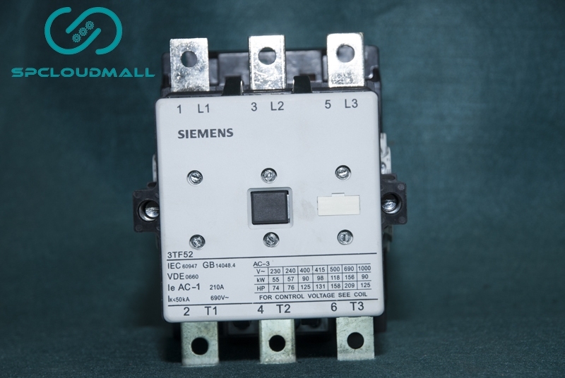 SIEMENS CONTACTOR 3TF5222-0XM0 AC-3 90KW 400V 50Hz Us AC 220