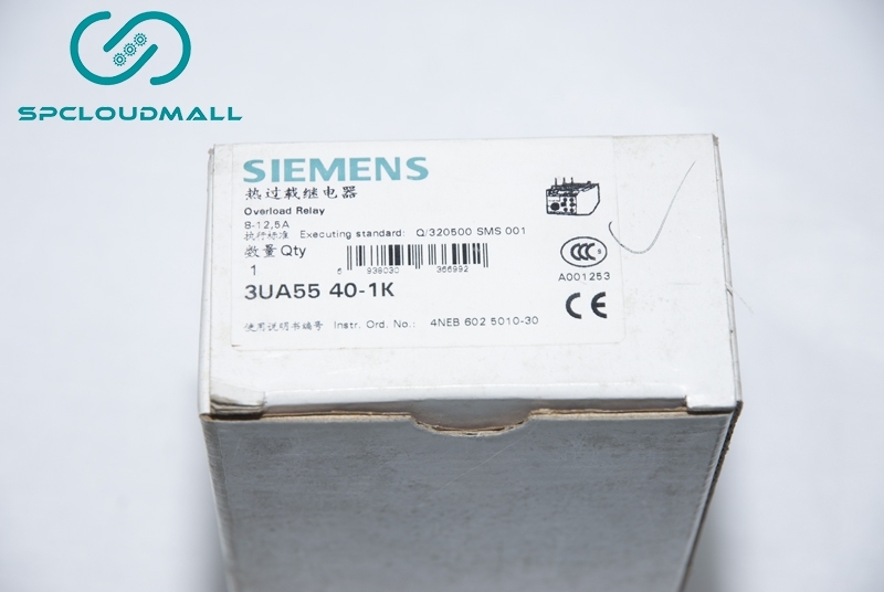 SIEMENS OVERLOAD RELAY 3UA5540-1K 8-12.5A