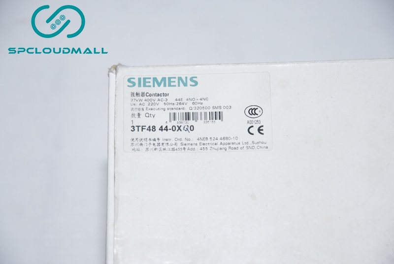 SIEMENS CONTACTOR 3TF4844-0XQ0 AC-3 37KW 400V 50Hz Us AC 380