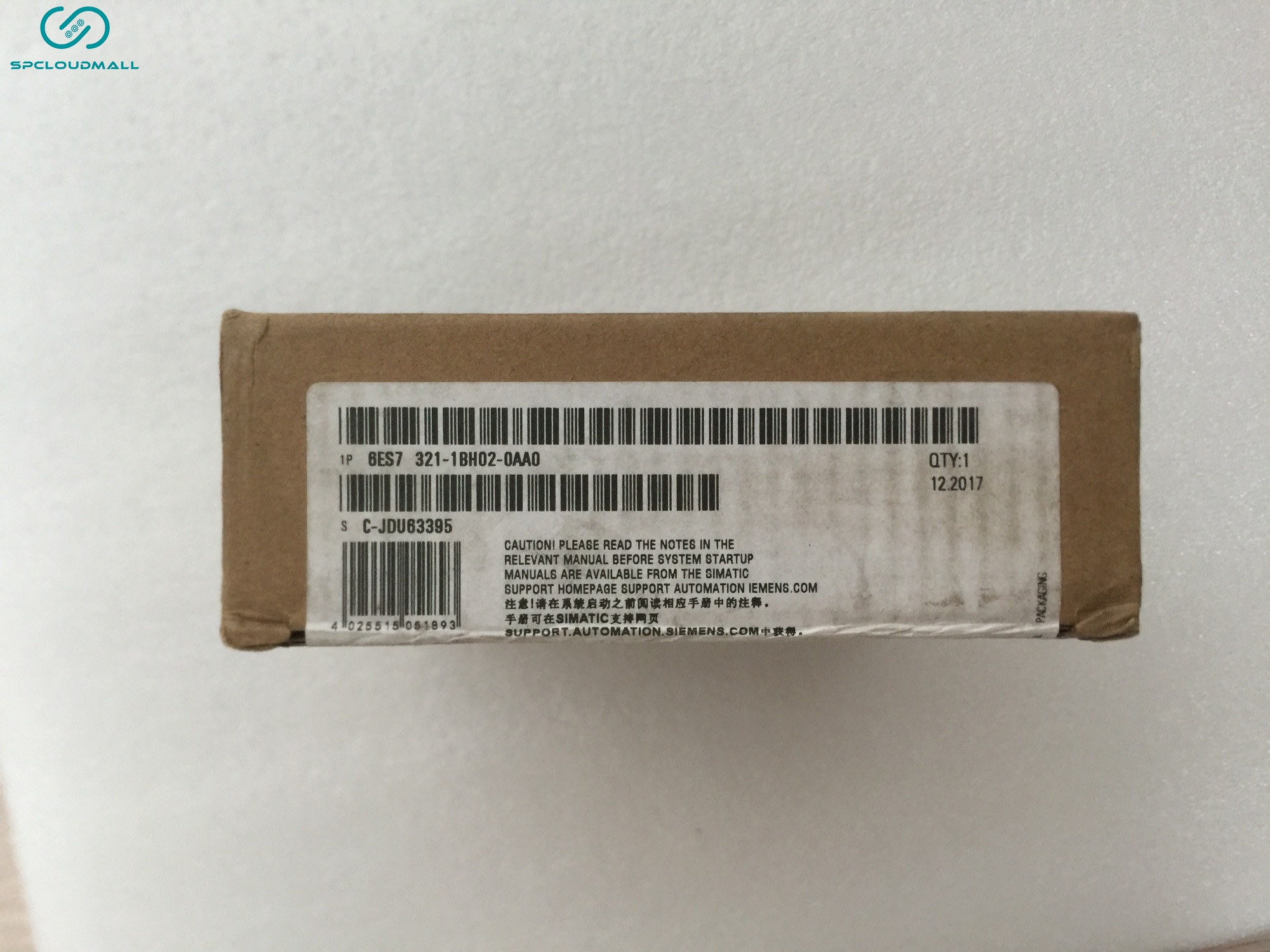 SIEMENS DIGITAL INPUT MODULE SM321 DI16 DC24V 6ES7 321-1BH02-0AA0