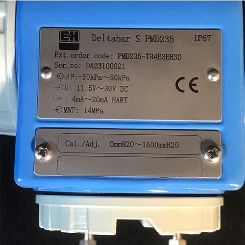 E+H PRESSURE TRANSDUCER (TRANSMITTER) PMD235-TB4E3EH3D