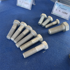 Half-threaded hex head bolt