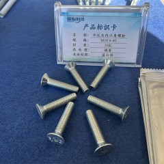 Flat countersunk head hex bolt