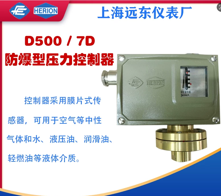 D500/7D explosion-proof pressure controller  0854580/ 0854680/ 0854780