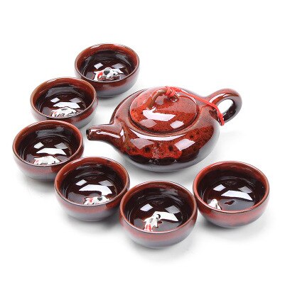 7pcs Tea Sets Exquisite Celadon Tea Set Include 6 Cups 1 Tea Pot Brand Exquisite Set Kung Fu Tea Cup Unique Gift