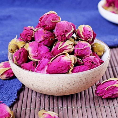 Rose Tea Dried Roses Pingyin Roses Edible Rose Tea Flower Tea Fresh Natural Buds Bulk beauty health care
