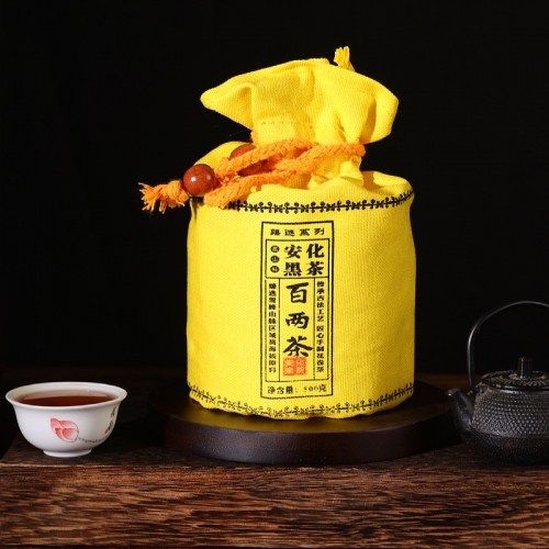 Anhua Bailiang Dark Tea Dun Rolled Tea Thousand Two Tea 500g Convenient Aged Black Tea Weight Loss Health Care
