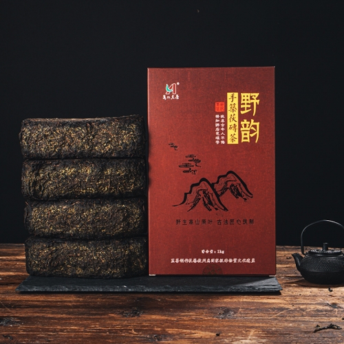 China Hunan  Anhua Dark Tea Jinhua Fuzhuan Tea Tianfu Black Tea Lose Weight Health Care Slimming 1000g