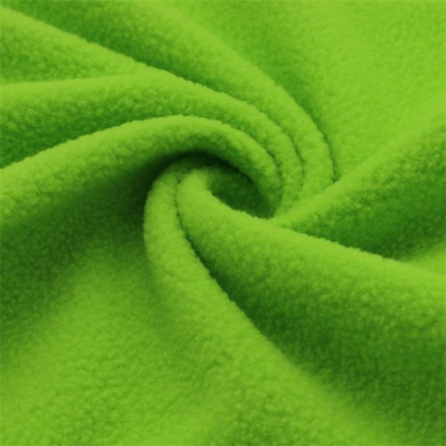 Fabric Suppliers High Quality Brushed Double Sides 100% Polyester polar fleece fabric manufacturer