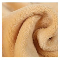 high quality custom wholesale flannel fleece fabric plain good feel flannel for jacket China manufacturer