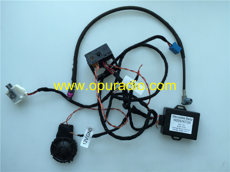 Wiring Harness Cables with decoder for 2015-2017 Mercedes W205 C class