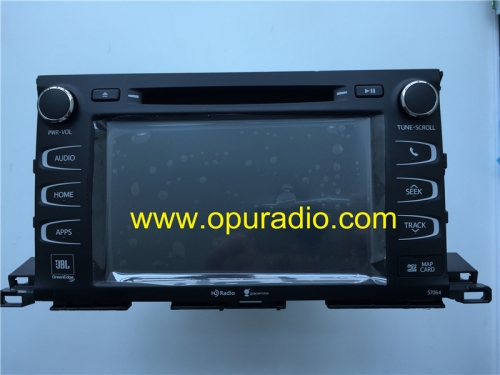 Panasonic Automotive Systems 86100-0E250 CQ-XT83E07X HD Radio Audio APPS Phone MAP Micro SD Card JBL greenEdge 57064 for 2014 Toyota Highlander Hybrid