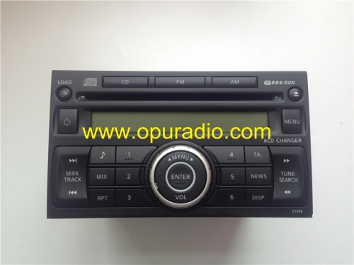 NISSAN 28185 JH60B 6CD CHANGER MP3 CY24D Clarion PP-2864T for Nissan X-Trail T31 OEM Factory car radio Russia lock