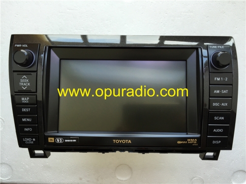 100% neuf TOYOTA 86120-0C230 JBL Récepteur de radio Lecteur CD BE7013 pour Sequoia 08-09 GPS de navigation automobile Tundra Bluetooth DENSO audio WMA