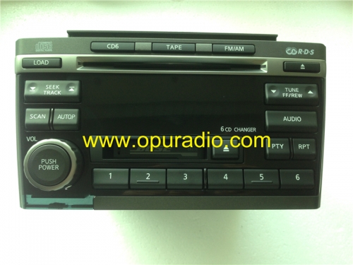 100% brand new NISSAN PN-2432D Clarion 6 Disc CD changer for Maxima radio AM/FM CD Cassette Player 2001-2003 BOSE sounds systems US Canada Frequency