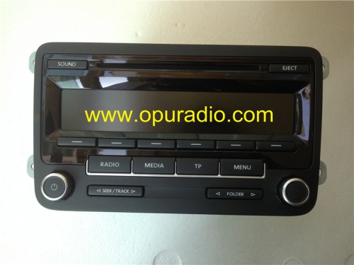 DELPHI 1K0 035 186 Un solo CD radio RCD310 EU con decodificación desbloqueada para la mayoría de VW Scirocco Golf Giguan Touran MAGOTAR Jetta Skoda-Fi