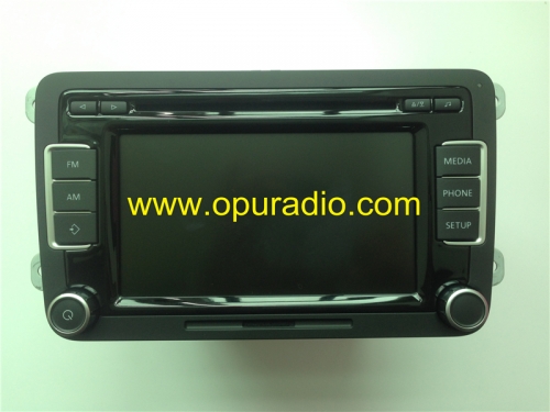 VW Radio RCD510 5K0 035 190 Hergestellt in Portugal Bosch 6 CD Wechsler Telefon Tuner für Skoda GTI Golf Jetta EOS Passat Tiguan Polo Autoradio Audio
