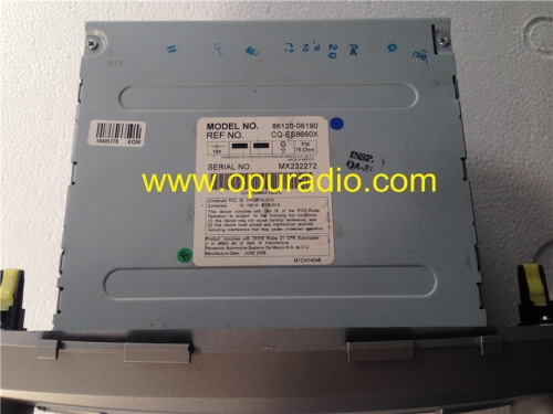 TOYOTA 86120-06190 CQ-ES8660X Matsushita 6 CD changer MP3 WMA