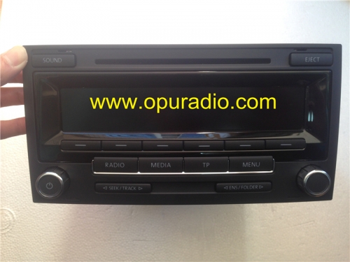 VW-Radio LOW DAB MP3 für T5 Multivan Touareg 7H0 035 186D 3 Anschlüsse BOSCH Autoradio MP3-Kopfeinheit mit Decode Unlock Made in Portugal