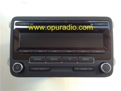 Bosch single CD MP3 head unit RCD310 1K0 035 186 AN Made in Portugal for VW Radio LOW EU UP2 with decode unlock Golf Jetta Passat Beatles