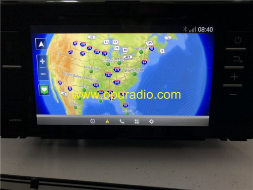 TOYOTA PZ360-60119 Radio Receiver Navigation CARMAX MAP Phone Bluetooth USB WIFI Media car GPS Prado Land Crusier 2018 up