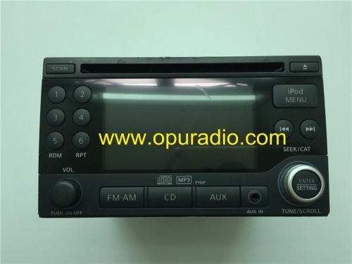 NISSAN 28185 ZT50B Panasonic CQ-JN2863VD para 2009-2012 Nissan Sentra IPOD Radio CD Reproductor de MP3 AUX PY03F 28185-ZT50B