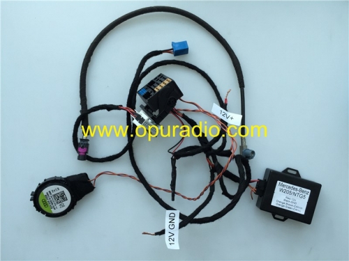 Wiring Harness Cables with decoder for 2015-2017 Mercedes W205 C class C220 C300 C400 C450 C63 ENTRY CD 205 ECE USA power on bench