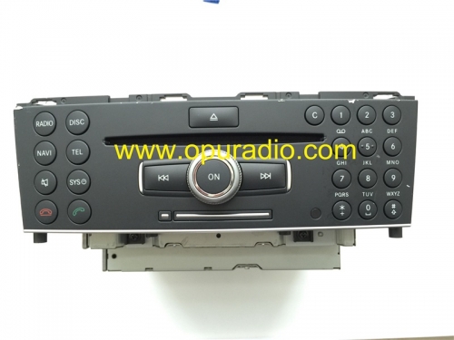 A2049008506 Unidad principal Alta ECE Única Reproducción de DVD Radio CD HDD 3AD586K Mitsubishi para 2008-2011 Mercedes Benz W204 C220 C250 C300 C350