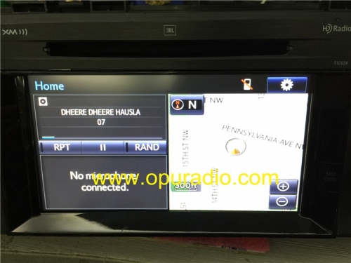 86100-07081 86100-07100 HD Radion für 2015 Toyota AVALON JBL Navigation Audio 510024 510081 APPS-KARTE GPS Bluetooth XM-Telefon-CD-Spieler-KARTE-Karte