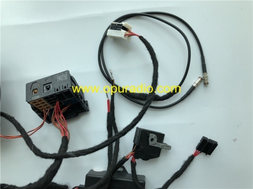 Tester wirings with Emulator for 2016 2017 Mercedes W213 RHD Navigation radio power on bench E300