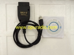 VAG Diagnostic cable VAG 12.12 vag 12.12.0 HEX CAN USB CABLE for VW AUDI car English language