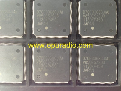 D70F3368GJ V850ES NEC IC chips de circuito integrado para reparación de audio de radio de coche