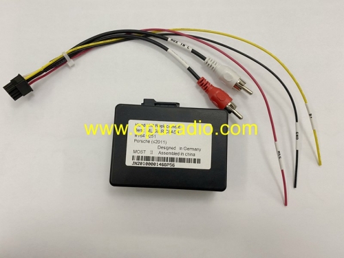 Wiring Emulator Fiber Optic Power Amplifier for Porsche Cayanne Cayman Benz ML GL R Class W164 W251 Car Head unit Boxter