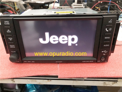 NTG4 REZ Radio P05064761 For Jeep Compass Chrysler Dodge HDD AUX Media CD DVD Audio