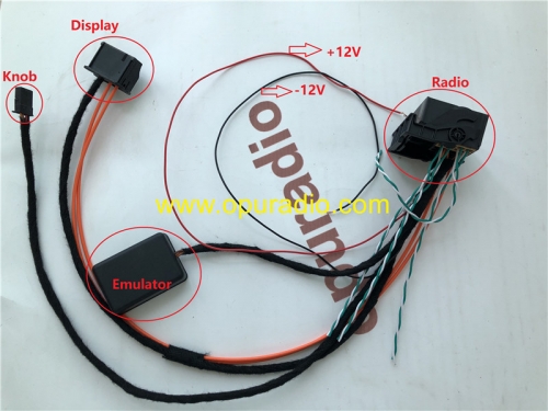 Probador de cableado con Emulador para 2005-2008 BMW Serie 7 E66 E65 750i 745i 750Li, pantalla de radio de navegación para coche