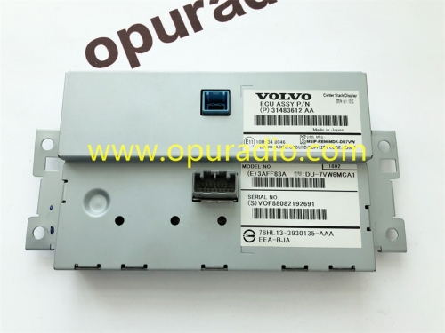 Écran central ECU ASSY 31483612 pour lecteur DVD de navigation de voiture Volvo S60 XC60 S-60 2016 2017