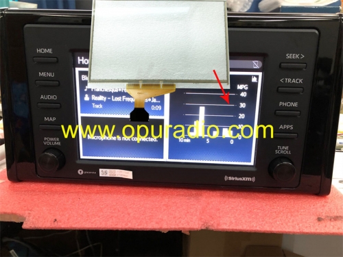 Touchscreen Digitizer für LQ070Y5LW04 Display 2019 2020 TOYOTA RAV4 Navigation 86140-0R350 Radio