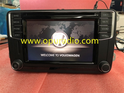 MIB STD2 PQ NAV 5C0035200 RADIO para 2018-2019 VW Jetta Tiguan AM FM Reproductor de CD Pantalla táctil