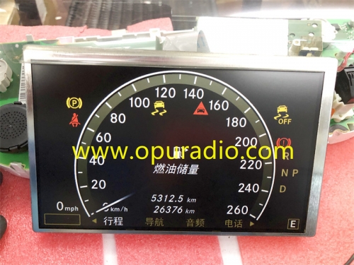 Sharp Display LQ080Y5DW01 Pantalla de monitor LCD para Mercedes W221 S CL class CL500 2010 A2219003501 A2218702289 coche CD DVD cambiador radio audio