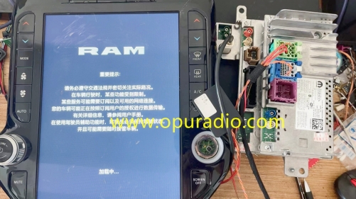 Wiring Tester with Emulator for 2022 2023 Dodge RAM 1500 2500 3500 Car Navigation 12inch Display