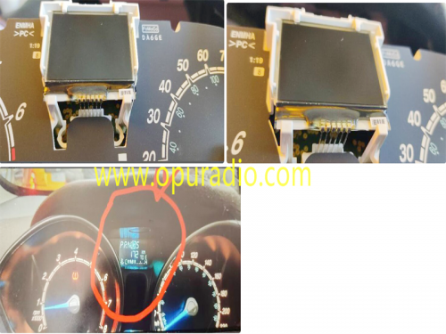 LCD-Display für 2018 2019 Ford Tacho-Cluster-Instrumententafel