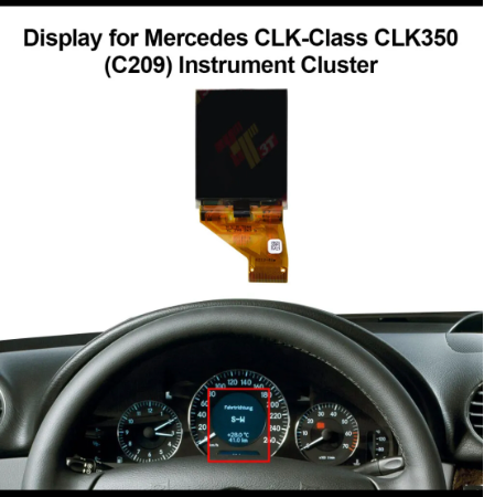 LCD pour Mercedes CLK classe CLK350 C209 W211 compteur de vitesse de groupe d&#39;instruments
