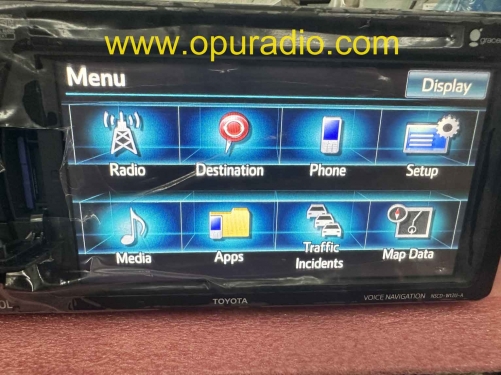 RECEPTOR DE PANTALLA TÁCTIL CON RADIO AM FM Y NAVEGACIÓN PARA TOYOTA SIENNA 12-14 86120-YY111