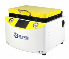 ZJ-806 15 INCHES LIQUID CRYSTALS OF THE MOBILE PHONE OF THE PLASTIC MACHINE WITH TRANSPARENT LID AND AUTOCLAVE BUBBLR REMOVER