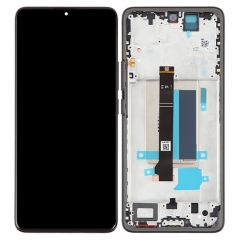 TOUCHSCREEN + DISPLAY LCD + FRAME NERO PER XIAOMI REDMI NOTE 13 PRO+5G ORIGINALE